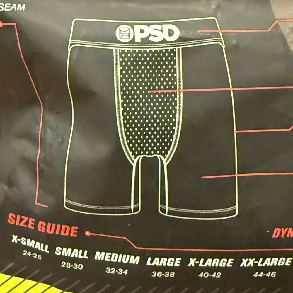 PSD men’s UNDERWEAR PLAYBOY SLITHER 7”BOXER BRIEFS
